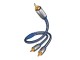 Inakustik Premium Y-Subwoofer Cable Y Sub; Cinch > 2 x Cinch Blau/Silver...