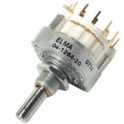 Elma Rotary switch Type 04 PCB Pins 1 Wafer 2 x 6...