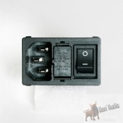 IEC Connector with ON/OFF switch 1-Pole