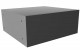 Spectra Desktop Aluminum Enclosure, black solid, depth 203 mm