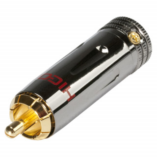 HICON HI-CM09-RED Cinch / RCA press connector 2-pl goldplated