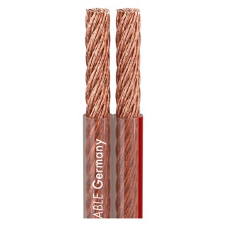 Sommer Loudspeaker-Cable Dual Cord transparent 1 x 2 x 6mm copper, 11,2 x...