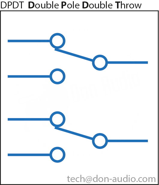 DPDT Double Pole Double Throw