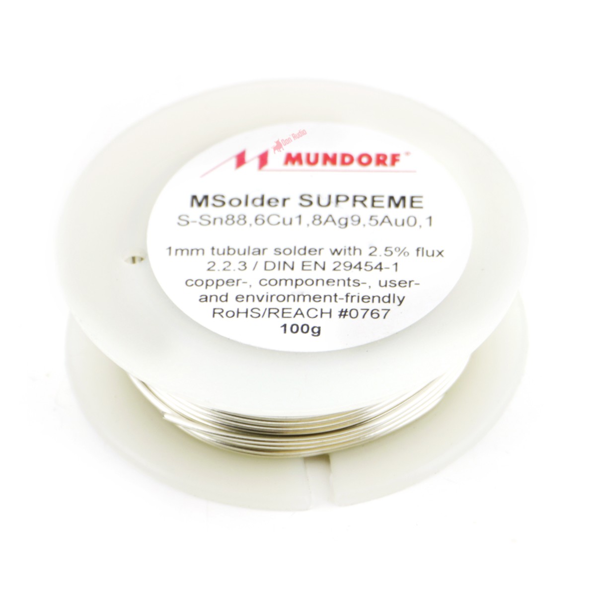 Stagno Mundorf MSolder con argento rame oro 50gr per saldatura hiend  crossover elettronica