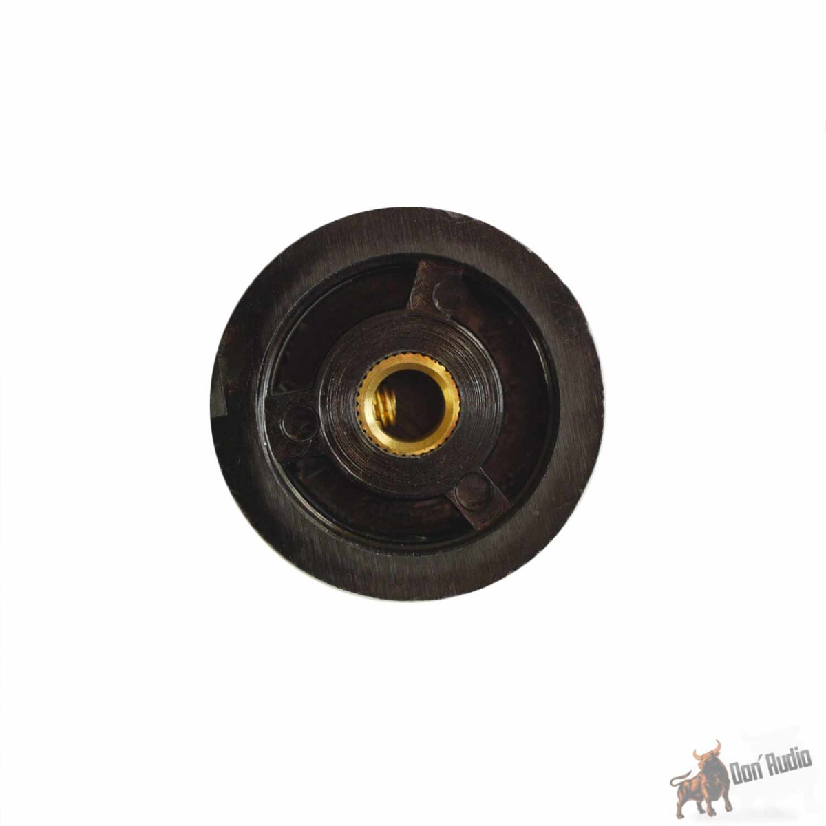 Black Knob, Aluminum plate 33mm, 2,35 €