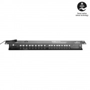 19 LED Sensor rack light 1 U white