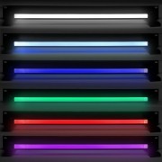 19 Rack Light 1 U chameleon (6 Colours)