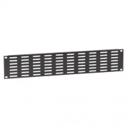 19 U-shaped ventilation panel with horizontal slots, 2U