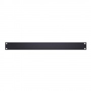 19 U-Rackblende 1 HE, Aluminium