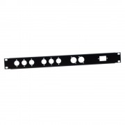 19 U-shaped rack panel Universal 1U