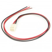 3-Pin PCB connector cable plug, wire-to-board, color-coded, 12cm