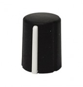 Daka-Ware 2-Shot Instrument Control Knob 1237 Black