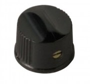 Daka-Ware Instrument Control Knob 1700 Black with...