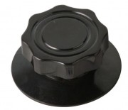 Daka-Ware Skirted Control Knob 4108 schwarz