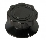 Daka-Ware Skirted Control Knob 4106 schwarz