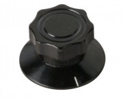 Daka-Ware Skirted Control Knob 4104 Black