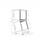 Sessiondesk Studio-Rack ALEA vented