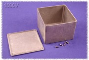 Diecast Enclosure 119x119x90 mm, Natural Aluminum