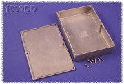 Diecast Enclosure 119x187x33 mm, Natural Aluminum