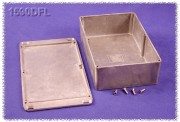 Diecast Enclosure, Flanged Lid 119x187x52 mm, Natural Aluminum