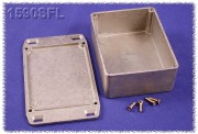 Diecast Enclosure, Flanged Lid 82x110x40 mm, Natural Aluminum