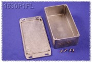 Aluminium Gehuse, Deckel mit Montagewinkeln 82x153x46 mm, natur