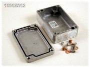 Watertight Diecast Enclosure 64x98x26 mm, Natural Aluminum