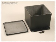 Aluminium Gehuse, wasserdicht, Boden mit Montagewinkeln...