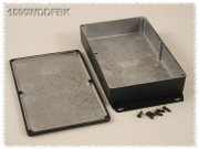 Aluminium Gehuse, wasserdicht, Boden mit Montagewinkeln...
