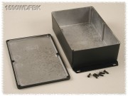 Aluminium Gehuse, wasserdicht, Boden mit Montagewinkeln...