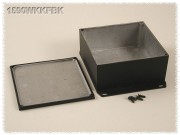 Aluminium Gehuse, wasserdicht, Boden mit Montagewinkeln...
