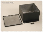 Aluminium Gehuse, wasserdicht, Boden mit Montagewinkeln...
