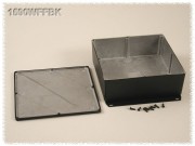 Aluminium Gehuse, wasserdicht, Boden mit Montagewinkeln...