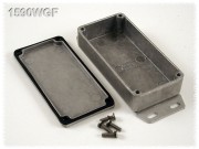 Aluminium Gehuse, wasserdicht, Boden mit Montagewinkeln 50x100x21 mm,...