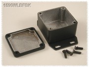 Aluminium Gehuse, wasserdicht, Boden mit Montagewinkeln...