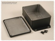 Aluminium Gehuse, wasserdicht, Boden mit Montagewinkeln...