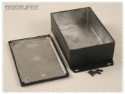 Aluminium Gehuse, wasserdicht, Boden mit Montagewinkeln...