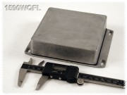 Aluminium Gehuse, wasserdicht, Deckel mit Montagewinkeln...