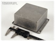 Aluminium Gehuse, wasserdicht, Deckel mit Montagewinkeln...
