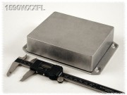 Aluminium Gehuse, wasserdicht, Deckel mit Montagewinkeln...