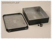 Aluminium Gehuse, wasserdicht, Deckel mit Montagewinkeln...