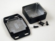 Aluminium Gehuse, wasserdicht, Deckel mit Montagewinkeln...