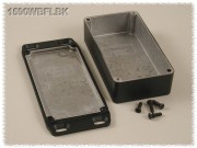 Aluminium Gehuse, wasserdicht, Deckel mit Montagewinkeln...