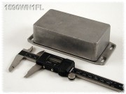 Aluminium Gehuse, wasserdicht, Deckel mit Montagewinkeln...