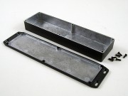 Aluminium Gehuse, wasserdicht, Deckel mit Montagewinkeln...