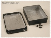 Aluminium Gehuse, wasserdicht, Deckel mit Montagewinkeln...