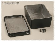 Aluminium Gehuse, wasserdicht, Deckel mit Montagewinkeln...