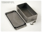 Aluminium Gehuse, wasserdicht, Deckel mit Montagewinkeln 95x121x57 mm,...