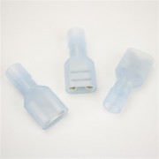Cable lug Female 6,3x0,8 Isolated, reinforced blue