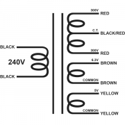 Edcor XPWR066-240 Power transformer